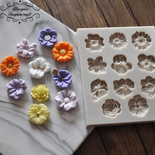 1 piece Flower silicone mold