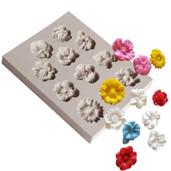 1 piece Flower silicone mold 1