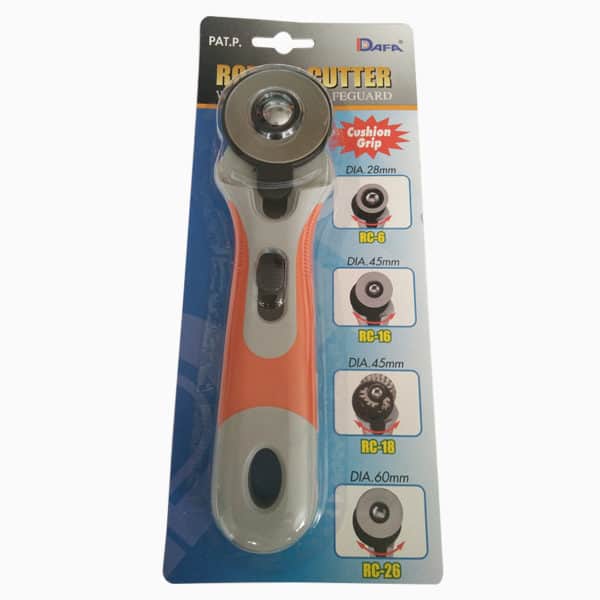 DAFA BRAND Diy Tools Top quality Rubber Handle Rotary Cutter 45mm With Flexible Safeguard