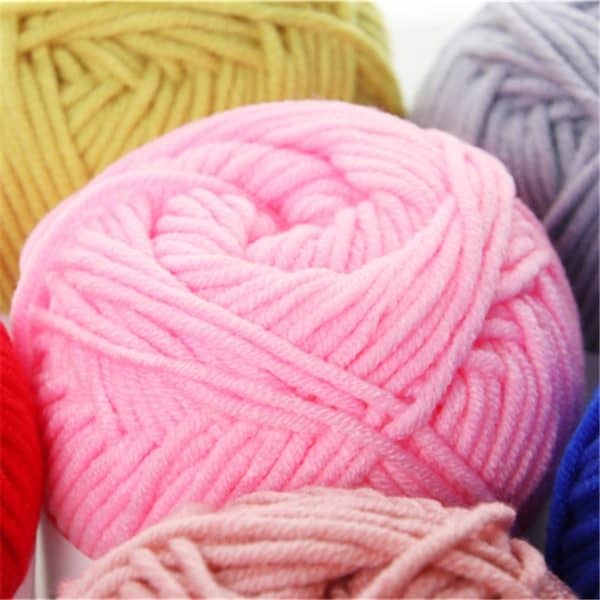 1pc Crochet Yarn Milk Cotton Knitting Yarn Soft Warm Baby Yarn for Hand Knitting Supplies 50g/pc 2