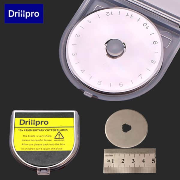 Drillpro 10pcs 45mm Rotary Cutter Blades 5