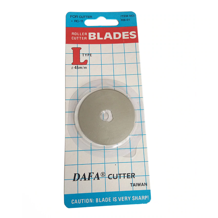 45MM ROTARY CUTTER BLADES for Olfa, Fiskars, Clover and more roller cutter roller knife round blade cutter