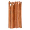15cm Bamboo Crochet Hooks Set (12 Hooks)