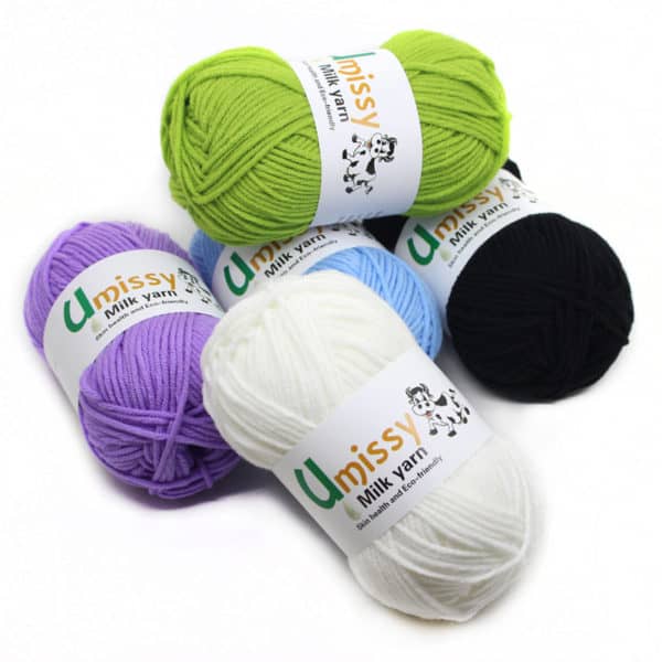 1pc Crochet Yarn Milk Cotton Knitting Yarn Soft Warm Baby Yarn for Hand Knitting Supplies 50g/pc 3
