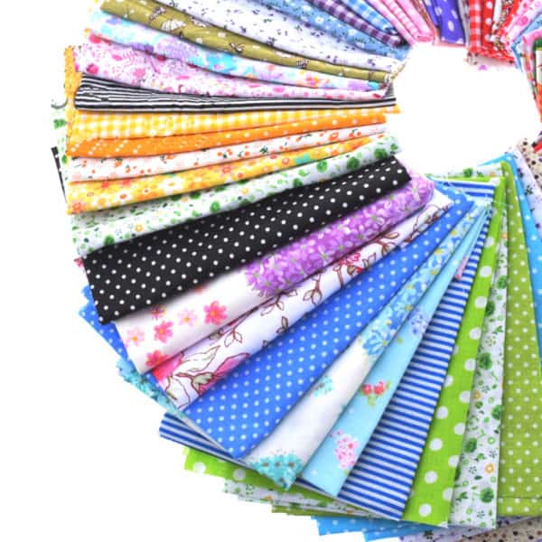 Nanchunag Random Color Cotton Fabric Printed Patchwork Bundle For Sewing Fat Scrapbooking Pattern 10x10cm 30Pieces/Lot 1