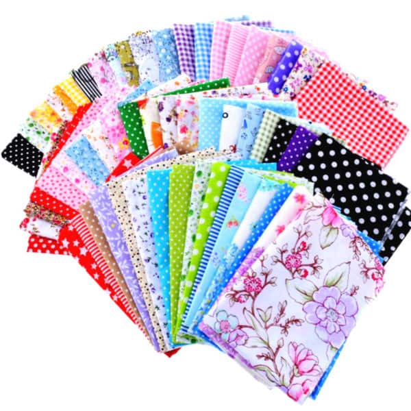 Nanchunag Random Color Cotton Fabric Printed Patchwork Bundle For Sewing Fat Scrapbooking Pattern 10x10cm 30Pieces/Lot 5