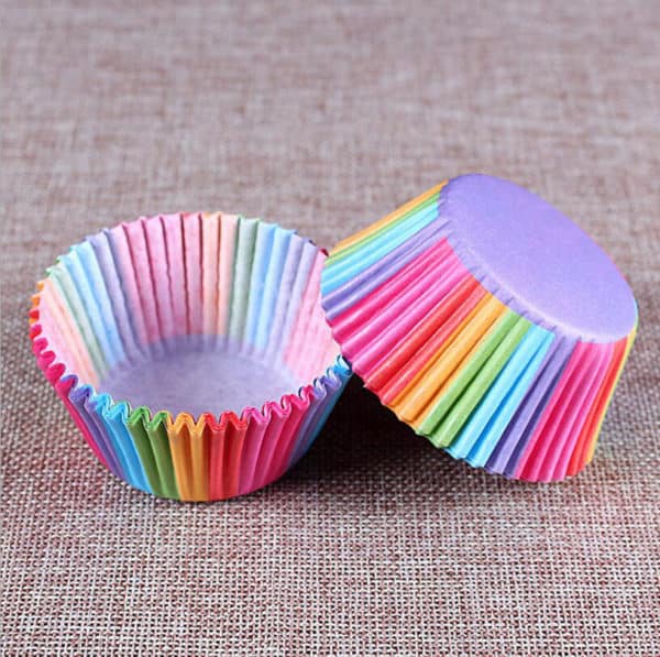 100Pc/Set Paper Cake Forms Cupcake Liner Baking Muffin Box Cup Case Party cake decoration Cupcake Paper kitchen party supplies 1