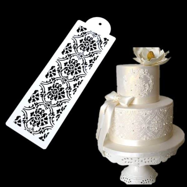 Lace Cake Stencil Fondant Cake Border Decoration Stencils Party Wedding Cake DIY Decor Tools