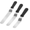 3 Pieces Angled Icing Spatula Set