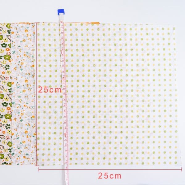 25x25cm and 10x10cm Cotton Fabric Printed Cloth Sewing Quilting Fabrics for Patchwork Needlework DIY Handmade Accessories T7866 4
