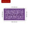Irregular Lace Design Cake Stencil Mesh Stencils For Wedding Cake Border Stencils Fondant Mould Cake Decorating Tool Cake Mold 1