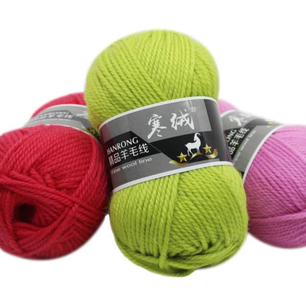 Top Quality 100g/ball 125 Meters Merino Wool Knitted Crochet Knitting Yarn Sweater Scarf Sweater Environmental Protection 3