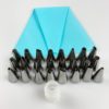 26 PCS/Set  Silicone Pastry Bag Tips Kitchen DIY Icing Piping Cream Reusable Pastry Bags +24 Nozzle Set Cake Decorating Tools 3