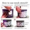 Irregular Lace Design Cake Stencil Mesh Stencils For Wedding Cake Border Stencils Fondant Mould Cake Decorating Tool Cake Mold 3