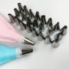 26 PCS/Set  Silicone Pastry Bag Tips Kitchen DIY Icing Piping Cream Reusable Pastry Bags +24 Nozzle Set Cake Decorating Tools 4