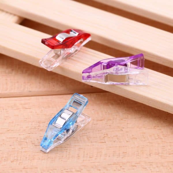 20/50Pcs Mixed Plastic Wonder Clips Holder for DIY Patchwork Fabric Quilting Craft Sewing Knitting Clips Home Office Supply 1