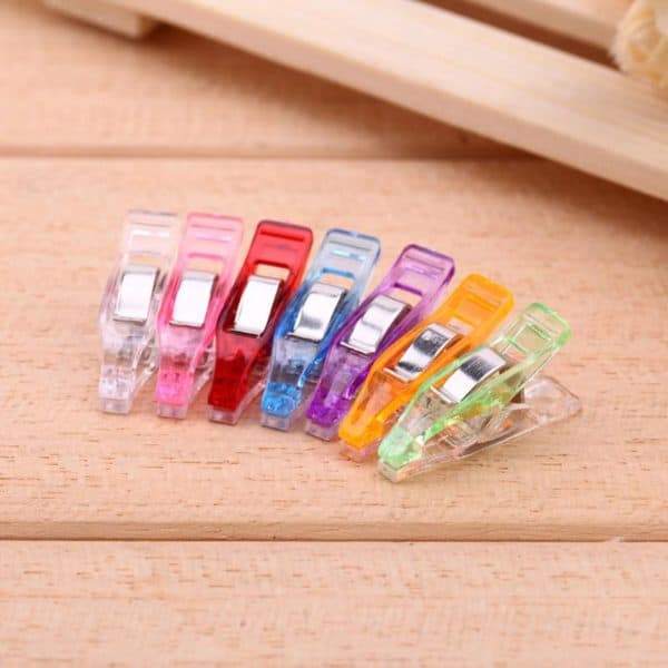 20/50Pcs Mixed Plastic Wonder Clips Holder for DIY Patchwork Fabric Quilting Craft Sewing Knitting Clips Home Office Supply 3