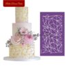 Irregular Lace Design Cake Stencil Mesh Stencils For Wedding Cake Border Stencils Fondant Mould Cake Decorating Tool Cake Mold