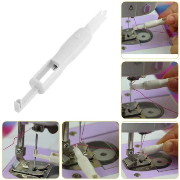 Sewing Machine Tools Compact Manual Needle Threader Embroidery Supplies For Sewing Machine Sew Thread with English Introduction 2