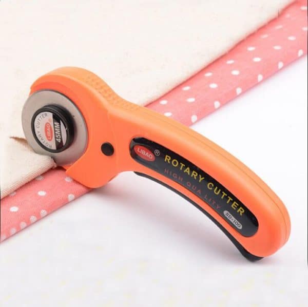 New 45mm Rotary Cutter Set 5 pcs Blades for Fabric Paper Vinyl Circular Cut Cutting Disc Patchwork Leather Craft Sewing Tool 4