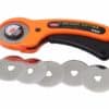 New 45mm Rotary Cutter Set 5 pcs Blades for Fabric Paper Vinyl Circular Cut Cutting Disc Patchwork Leather Craft Sewing Tool