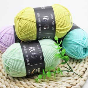 New upgrade 10 balls/lot 500g natural silk milk cotton yarn thick yarn for knitting baby wool crochet yarn weave thread,Z5467