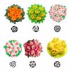 Mujiang 13Pcs/Set Russian Icing Piping Tips 1 Pcs Silicone Bag 2 Coupler Leaf Nozzles Brush Cupcake Cake Decorating DIY Dessert 1