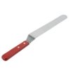 10 Inch Stainless Steel Offset Spatula - Wooden Handle