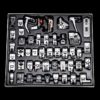 11/32/48/52/62pcs Sewing Machine Supplies Presser Foot Feet for Sewing Machines Feet Kit Set With Box For Brother Singer Janome 1