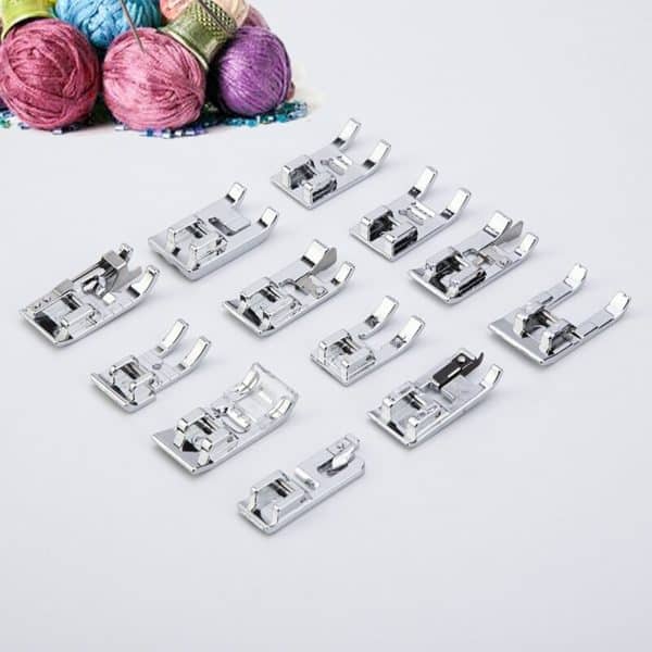 11/32/48/52/62pcs Sewing Machine Supplies Presser Foot Feet for Sewing Machines Feet Kit Set With Box For Brother Singer Janome 5