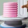 3PCS Comb Cake Scraper Food Grade Plastic Fondant Cake Pattern Styling Kit Cake Smoothing Decorative Baking Tools Spatulas Tool 1