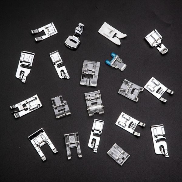 11/32/48/52/62pcs Sewing Machine Supplies Presser Foot Feet for Sewing Machines Feet Kit Set With Box For Brother Singer Janome 2