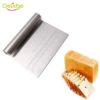 Delidge 1pc Stainless Steel Pizza Dough Scraper Cutter Baking Pastry Spatulas Fondant Cake Decoration Tools Kitchen Accessories 1