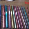 14pcs Knitting Hook Set Crochet Hooks Needle Set Aluminum Knitting Needles Tools Kit Handle Weaving Tools Sewing Accessories 5
