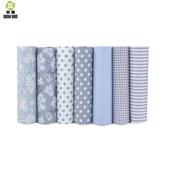 High Quality 10 Serie Floral Series Cotton Patchwork Fabric  Fat Quarter Bundles Fabric For Sewing Doll Cloths 40*50cm 7pcs/lot 6
