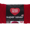 Red Heart Super Saver Yarn, Cherry Red (AMZ) (gs)